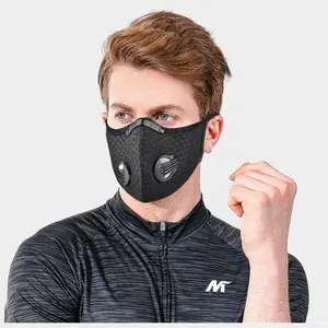 Unisex Reusable Half Face Cover Mask with Filter, 2-Pack Black Adult Face Mask for Cycling, Outdoor Sports,summervibes Protective Mask Windproof Face Mask