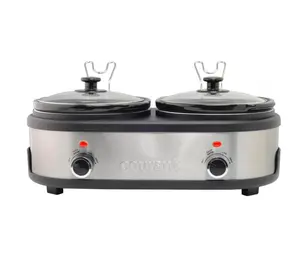 Courant 5-Quart (2X 2.5 Quart) Double Slow Cooker