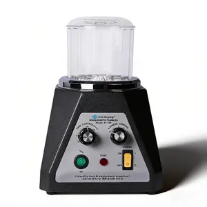 KT-100 Mini Magnetic Tumbler - 2000RPM Adjustable Speed & Time Jewelry Polisher for Gold Silver Metal Finishing