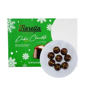 Fiorella Dubai Chocolate Assortment Gift Box - 24 pcs, 288g - Festive Holiday & Christmas Edition, Perfect Corporate & Ramadan Gift