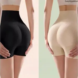 Women's Basic Seamless Butt Padded Boyshorts Body Shapewear Underwear - Hip Lifting, Tummy Control, Breathable Clothes for Body Shaping