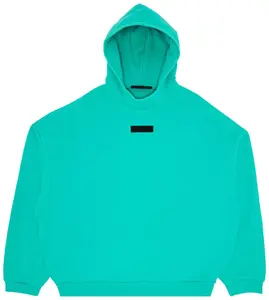 Mens Mint Leaf Y2K Aesthetic Oversized Pullover Hoodie Loose Fit Streetwear Casual Sweatshirt