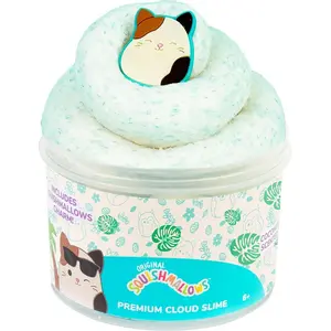 Original Squishmallows Premium Cloud Slime - Cam The Cat, Coconut Scent