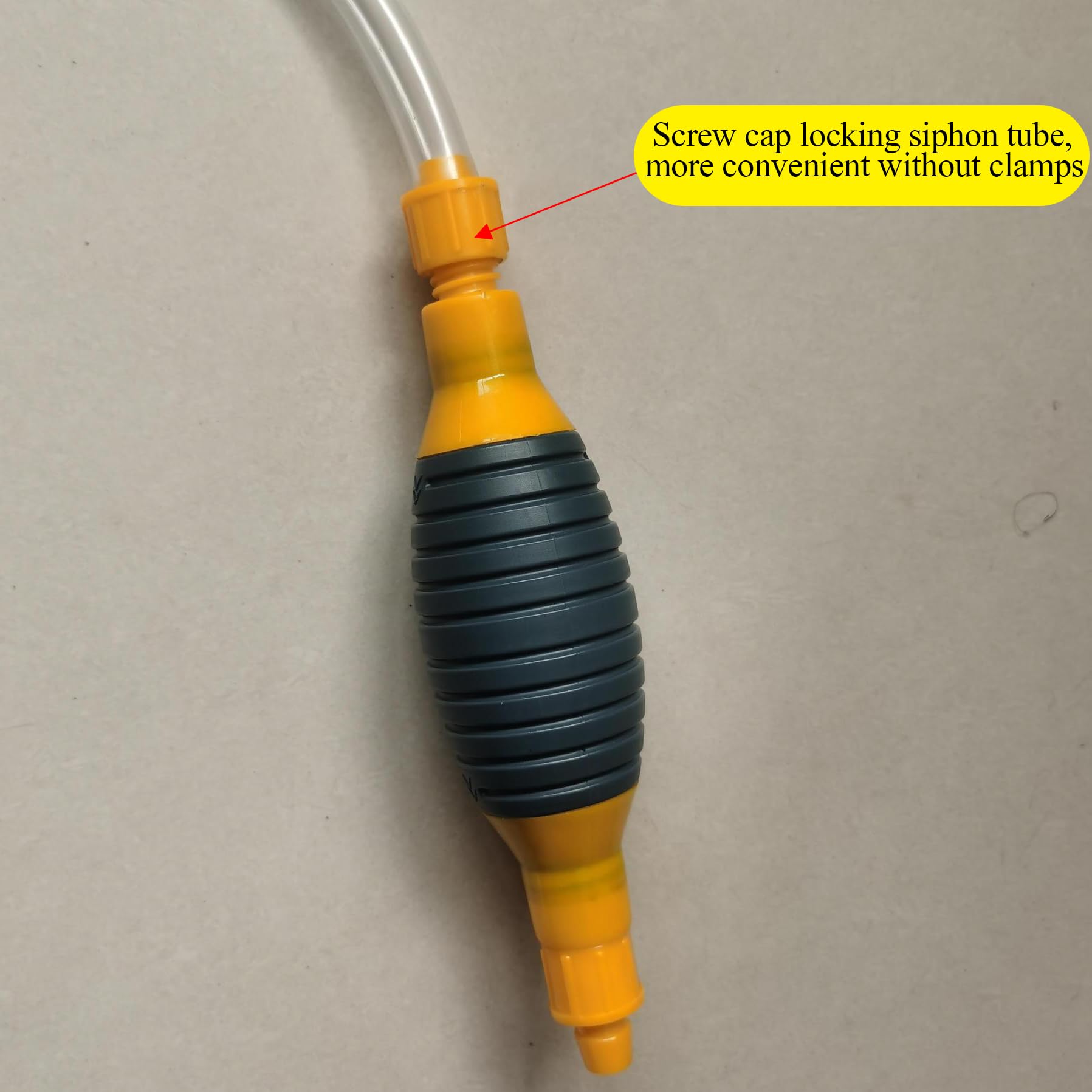 Multifunction Liquid Sucker Pump,High Flow Manual Fuel Pump 6.5 Ft Hose -Portable Hand Siphon Transfer Pump Kit fit for Gasoline Oil Diesel Water Liquid Fluid