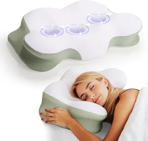 Vella - Memory Foam Cervical Pillow for Neck Pain Relief – Ergonomic Contour Cooling Technology, Premium CertiPUR-US Neck Support Pillow for Side, Back & Stomach Sleepers