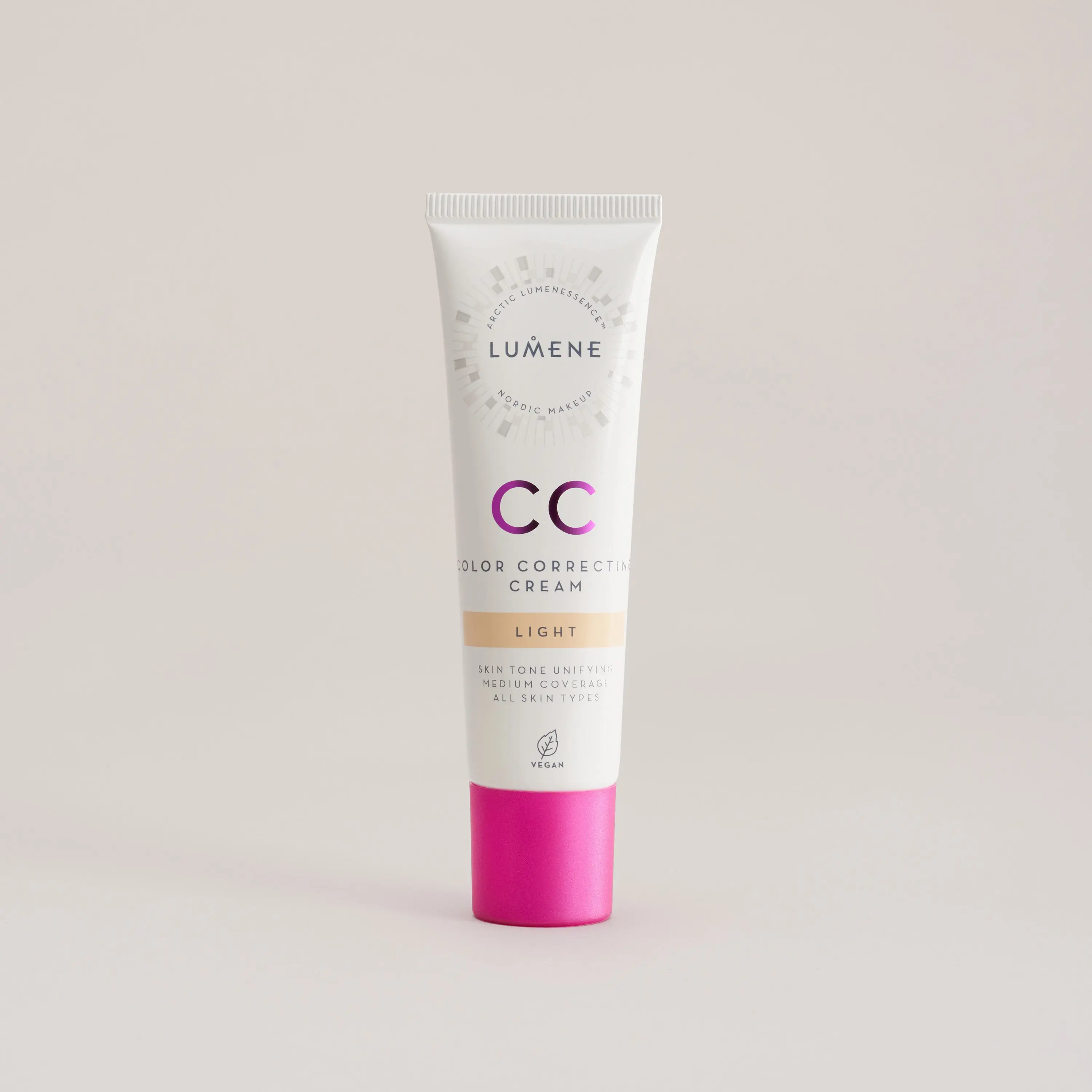 LUMENE CC Color Correcting Cream, Makeup Foundation, Lightweight Hydrating Daily CC Cream for All Skin Types