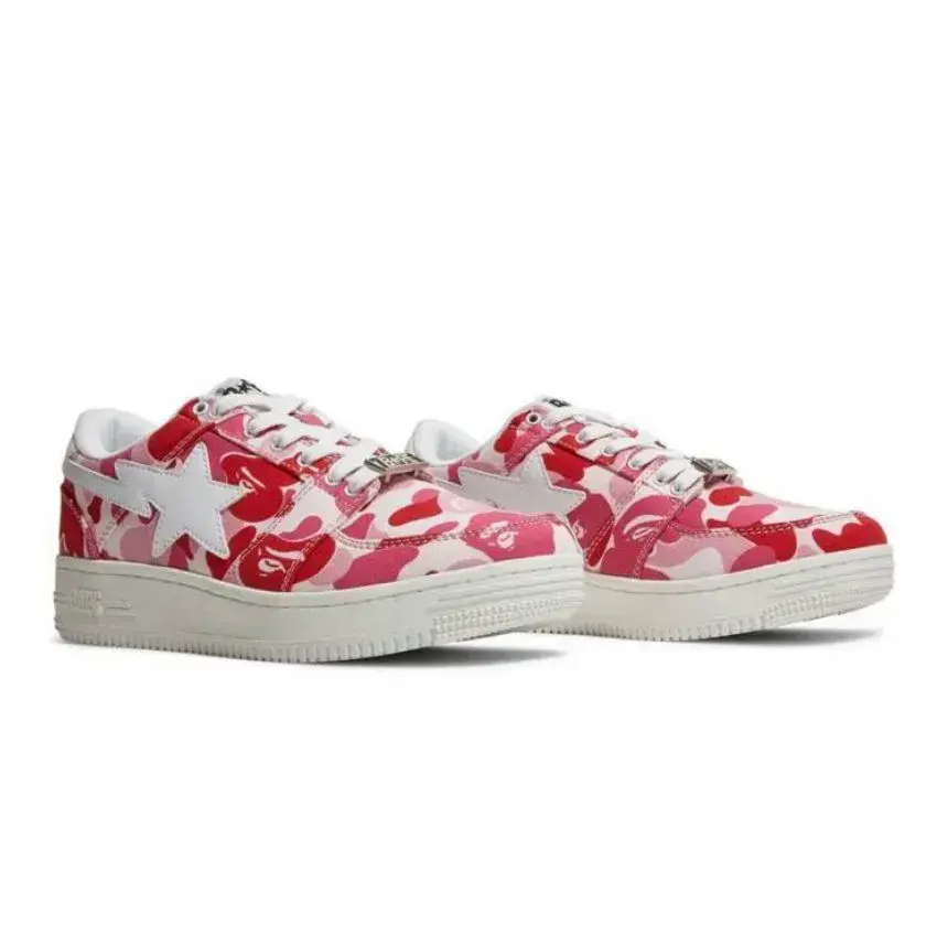 Bape Bapesta Low ABC Pink Camo - 9.5