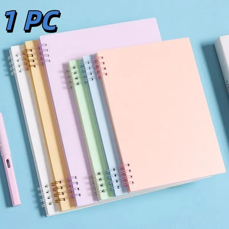 A5/B5 Loose Leaf Notebook, Loose Leaf Notepad, 1 Count Detachable Buckle Grip Notebook, Student Business Notebook, Spiral Notebook Journal, Spiral Bound Notepad, Office Stationery & Supplies, Writing Stationery, School Study Supplies