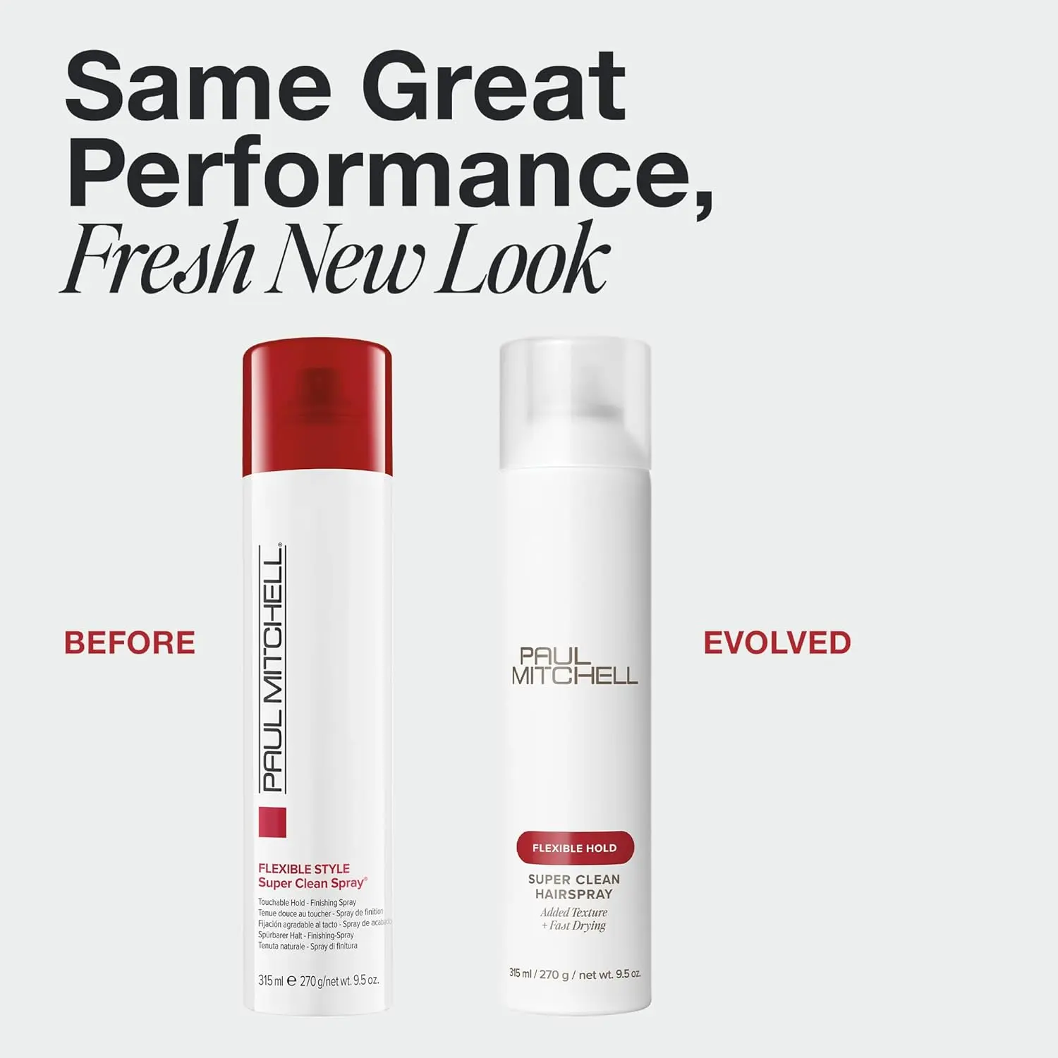 Paul Mitchell Super Clean Hairspray, Volumizing Finishing Spray with Flexible Hold for Wavy & All Hair Types, Lightweight Vegan Haircare with Cucumber Melon Scent, Scented, Bottle, Curly Locks