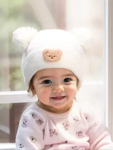 Unisex Beanie Hat for Toddlers, Kids, Babies & Infants, Y2K Style, Newborn Knitted Hat, Warm Winter Cap for Outdoor Use, Knitting Beanie