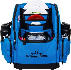 Commander Cooler Backpack | 20 Disc Capacity | Two Deep Storage Pockets | Two Water Bottle Holders | Frisbee Disc Golf Backpack Bag