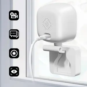 2.4GHz WiFi Window Home Security Camera,Anti Reflection Indoor Window Camera,Wall Camera,AI Human Motion Detection,2-Way Talk,full-color night vision,Real Time Alert,32GB Memory Card or Cloud Storage,Easy to Set Up,WiFi Security Cameras