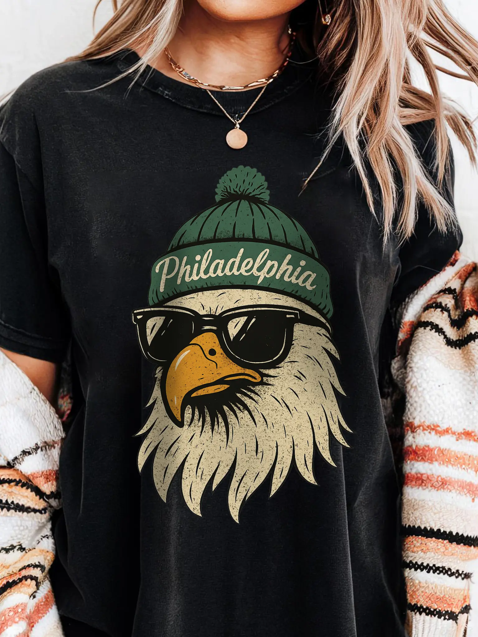 Old School Philadelphia Football T-Shirt, 90s Eagle Tshirt, Retro Philadelphia Game Day Tshirt, Football Fan Gifts