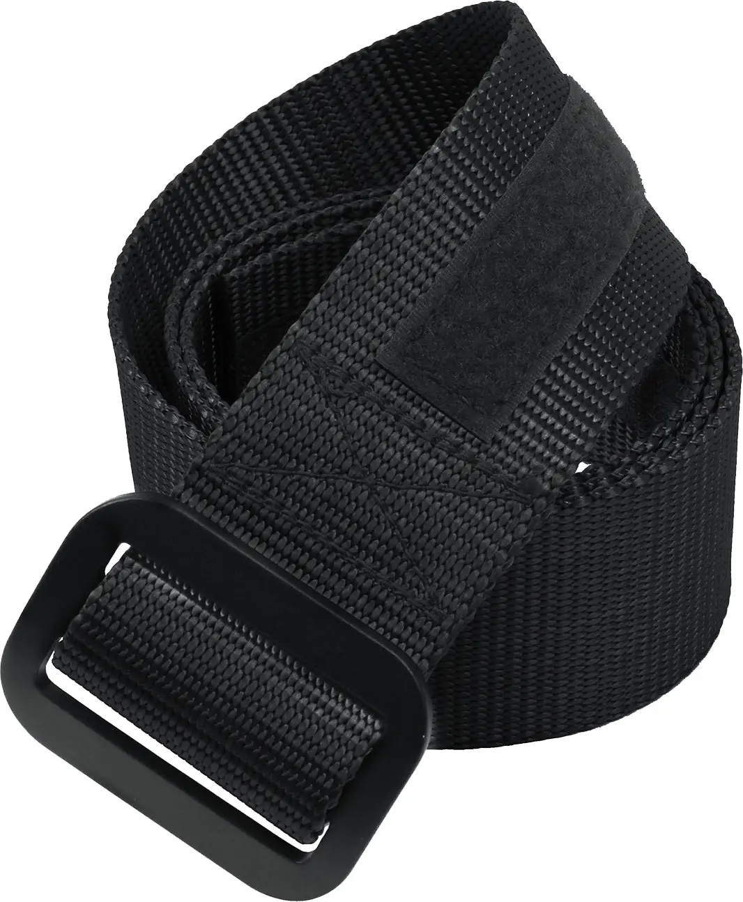 Black Military Riggers Belt - Tactical Nylon Heavy-Duty Adjustable Hook Men's Utility Belt, Adjustable Hook Men's Belts