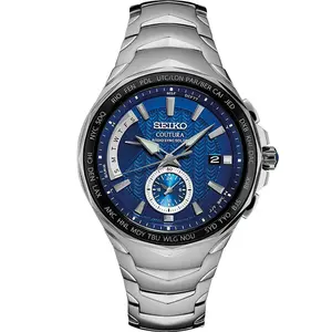 SSG019 Seiko Men's Coutura Stainless Steel Radio Sync Solar Watch