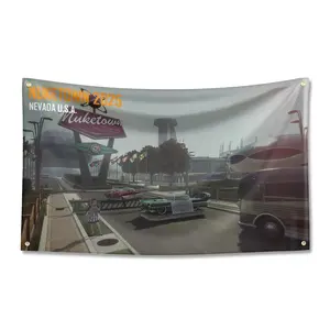 Nuketown Dorm Flag For Bedroom, Lightweight Polyester Tapestry 3x5ft Decor Size bedroom decor tapestry chill room accessories mens room decor cool stuff for room girly bedroom decor trippy room decor cool stuff for your bedroom y2k room decor Hanging tikt