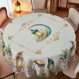 Elegant Ramadan Tablecloth, High-Quality Fabric, Perfect for Iftar Parties and Celebrations, Stylish Ramadan Decoration