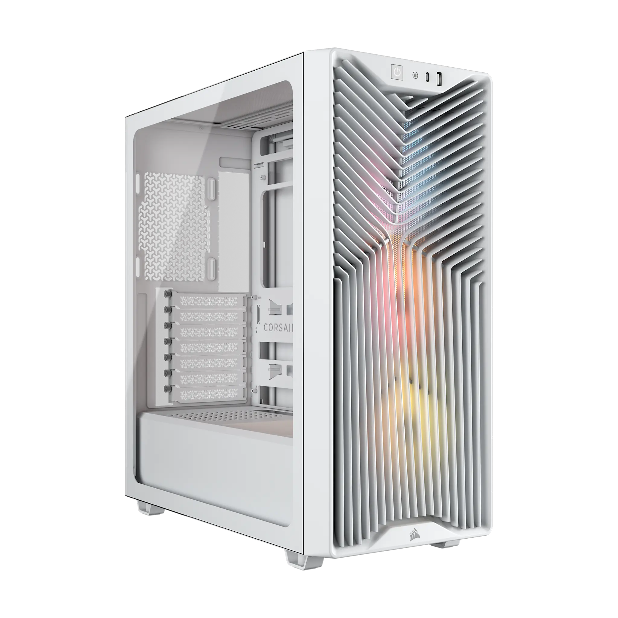 3200D RS ARGB Mid-Tower PC Case - White