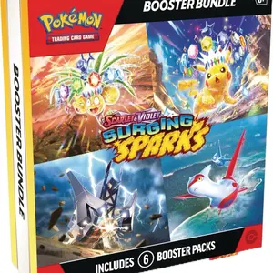 Pokémon Trading Card Game Surging Sparks Booster Bundle Includes 6 Booster Packs for Collectors and Players