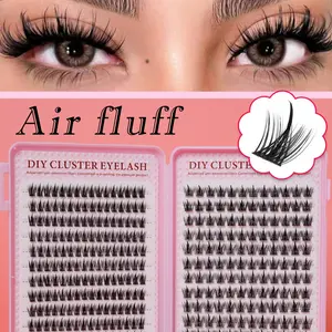 392 Piece Cartoon Style False Eyelashes Cluster, DIY Eyelash Extensions, Anime Style Natural Look, Fairy Tale Style, Reusable, Portable, Ideal for Beginners