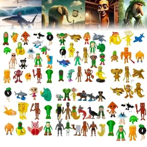 18PCS Italian Brainrot AI Animals Tung Tung Tung Sahur Funny  Figure