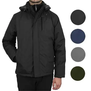 Men's Heavyweight Jacket With Detachable Hood