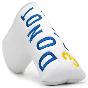 Golf Putter Head Cover 1 Pack for Mallet/ Putter, Waterproof PU Leather & Magnetic Closure with "Do Not 3 Putt" Embroidered Design for Scratch Protection, Premium Golf Accessory for Golfers