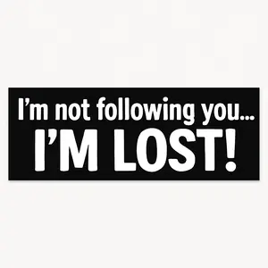 I’m lost! - sticker
