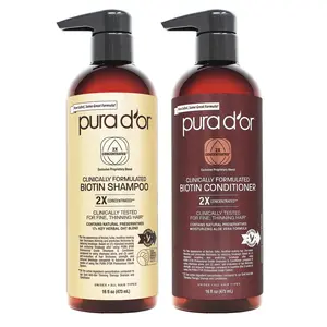 Clinically Formulated Biotin Shampoo and Conditioner Set 16oz Haircare