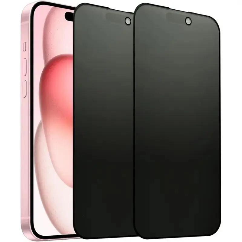 2 Pack Tempered Glass Screen Protector for iPhone 17 Pro Max,17 AIR,16E,15,14,13 Pro Max Plus - Anti-Spy,Anti-Glare,Eye-Protective,Scratch-Resistant,Full Coverage Smartphone Accessory - Cellphone Protective Film with Smooth Touch