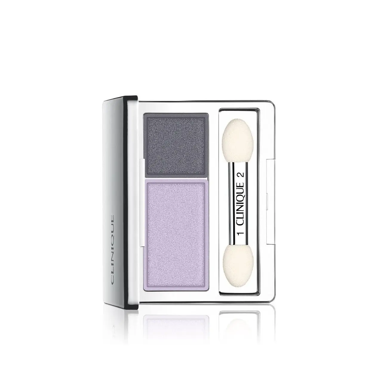 [Clinique] All About Shadow Duo Eyeshadow | Long-wearing & Blendable | With Applicator & Compact Mirror