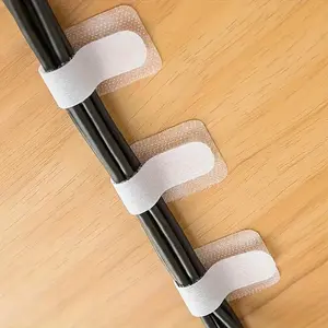 30-Piece Nylon Cable Clips Self-Adhesive Wire Management Strips, Cable Management Kit, Desk Under-Cabinet Cord Organizer, Multi-Purpose Home Office Supplies