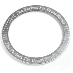 10" Pie Crust Shield, Inch, As Shown