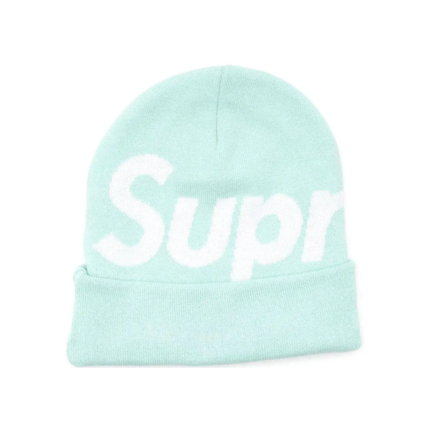 Supreme Big Logo Beanie Teal