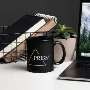 Prism Black Glossy Mug