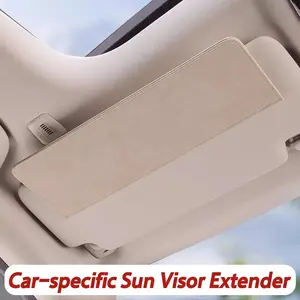 Car Sun Visor Extender Front Windshield UV Protective Sunshade, Main Driver and Passenger Adjustable Extension, Car Interior Decoration Anti-Glare Tool, Car Accessory