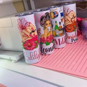 Rhinestone's Tumblers with Personalized Artwork Featuring Leonor & Mild Designs for Unique Gift Options
