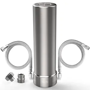 SimPure V7 Under Sink Water Filter, 5-Stage Stainless Steel Water Filtration System Direct Connect to Kitchen Faucet, Reduces 99% Lead,  Bad Taste, 20K Gallons