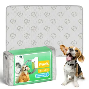 FXW Washable Dog Pee Pads - Super Absorbent Puppy Playpen Pads for Training, Crate & Floor Use, Available in Multiple Sizes & Colors
