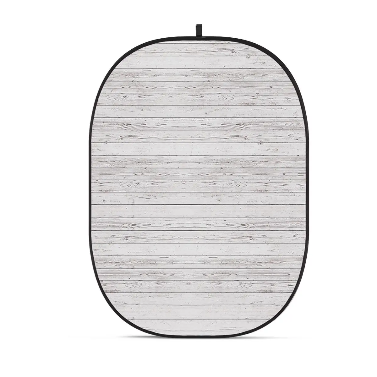 Glow CBA-WW0007 Lightweight 5x6.5' Fabric Collapsible Backdrop, Wooden Wall Style for Camera Photography