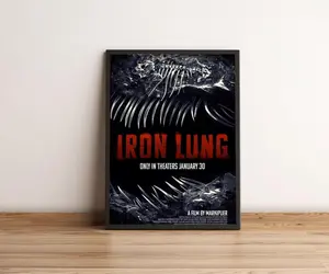 Iron Lung Horror Poster, Movie Poster, Dark Thriller Decor, Home Decor