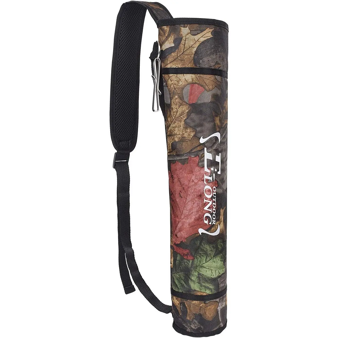 Archery  and  Quiver for Arrows - Black Arrow Quiver for  and Adults - Adjustable Arrow Holder with a Padded Strap and Belt Clip - Archery Accessories for Field and Practice