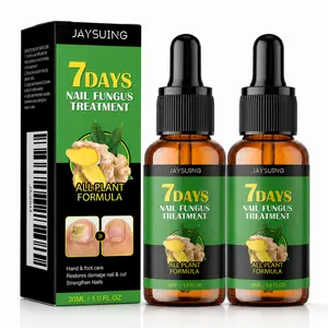Jaysuing Plant Formula Nail Care Essence for Hand and Foot Cuticle Care Ginger Extract Solution to Restore Damaged Nails and Strengthen Nail Appearance