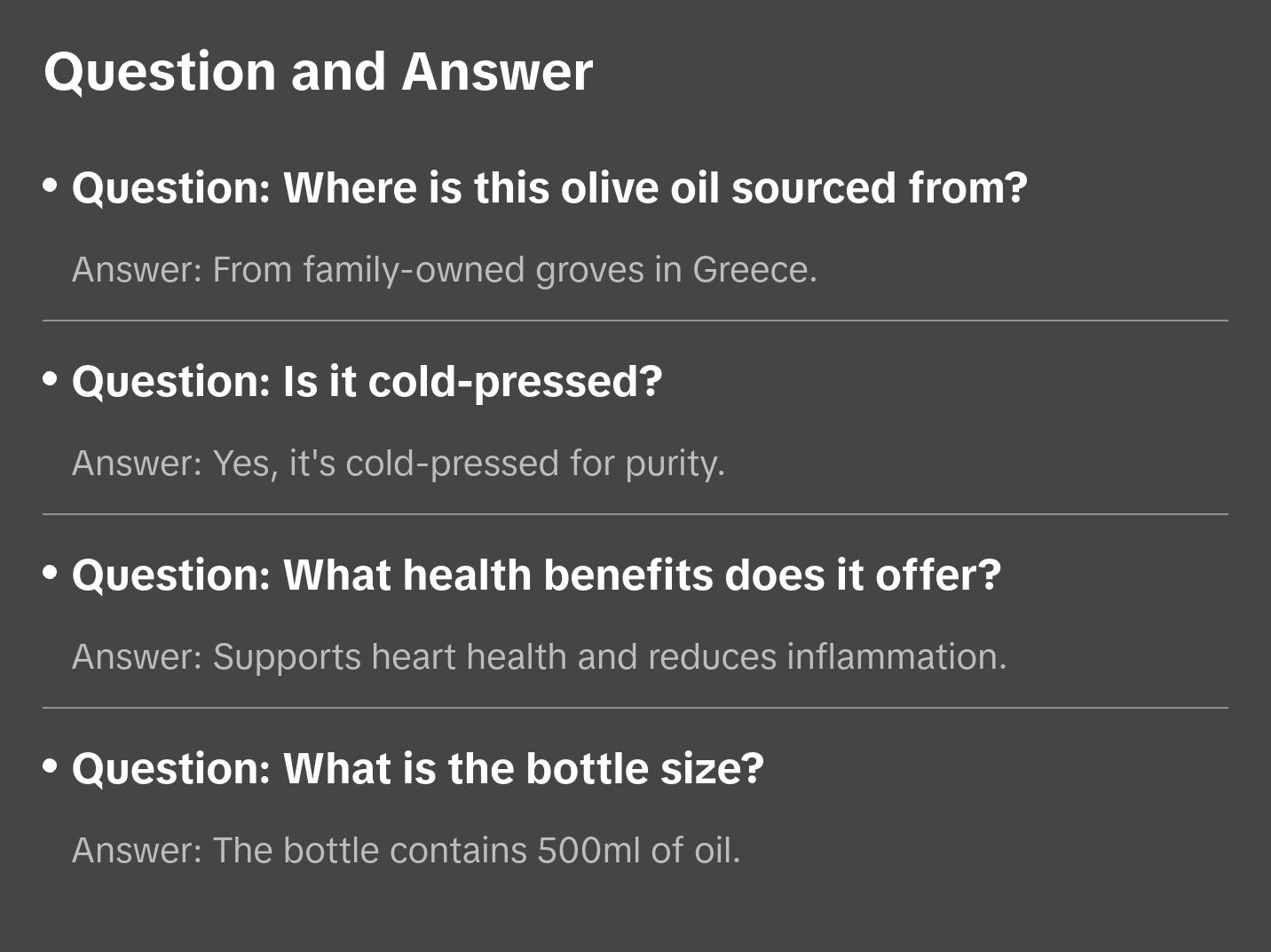 YAYA'S EVOO - Cold Pressed Extra Virgin Olive Oil, Staight from Greece. 100% Pure EVOO, Natural Superfood, High Antioxidant, Polyphenol Rich Fruit