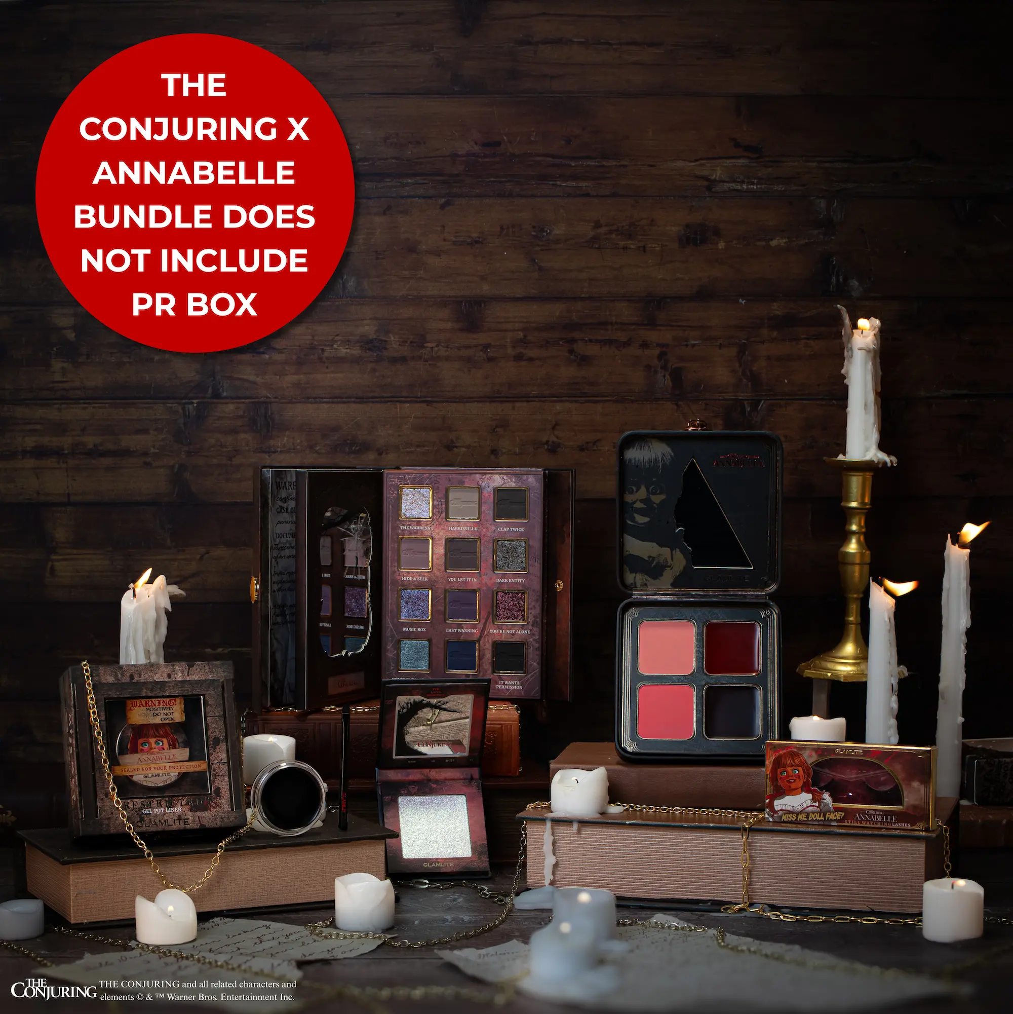 The Conjuring & Annabelle Glamlite Makeup Set