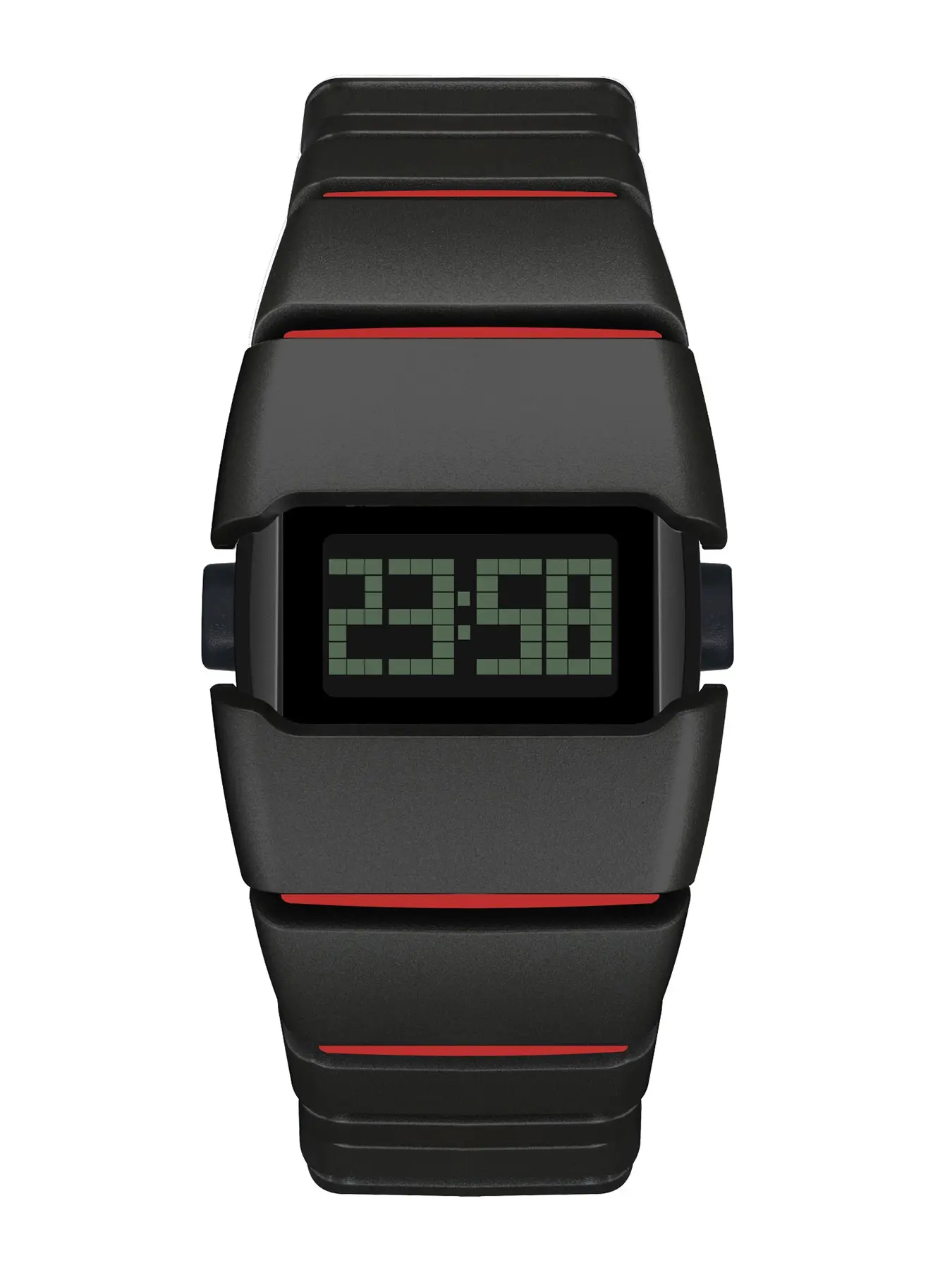 SHIYUNME 2528 Luxury Men's LED Electronic Watch Plastic Material Creative Design Unique Watch Man Casual Sports Trendy Wristwatch Digital Watch Waterproof Wristwatch Men Fashion Watch