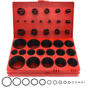 TEXALAN(R) O-Ring Assortment Kit Metric Set Rubber Gasket Universal with Case Automotive Seal 419pcs 32 Sizes 3mm-50mm fathersdaygift
