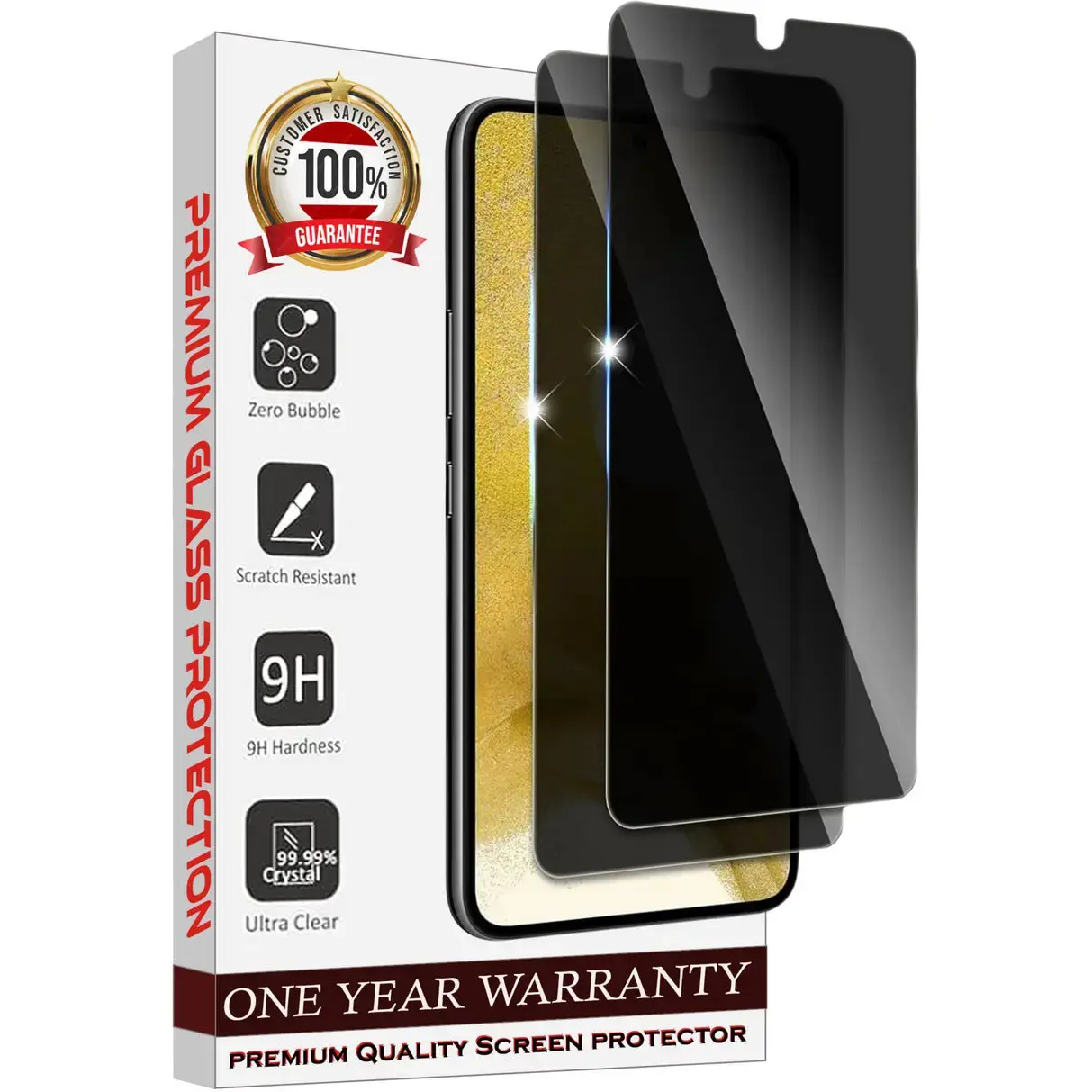 Entronix Case Privacy Screen Protector for Galaxy S20 FE Protector, 3 PACK Anti-Spy Tempered Film Protection Durable