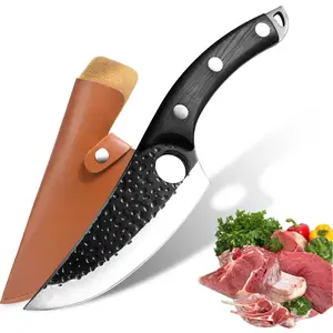 Slaughter Cutting Meat Boning Small ScimitarSpecial Skinning Killing Pigs Butcher knife Kitchenware Cooking Meat Bone Cleaver Meatcleaverset knives for men