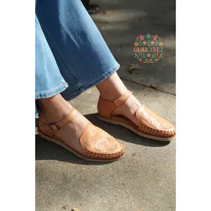 Buena Vista Buckle Leather Huaraches